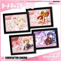 card captor sakura anime picture frame painting