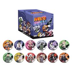 Naruto anime pin 10pcs a set 75mm