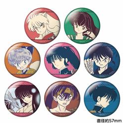 Inuyasha anime pin 8pcs a set