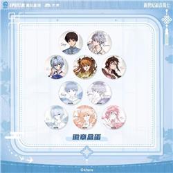 EVA anime pin 10pcs a set