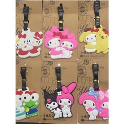 Kuromi anime baggage tag