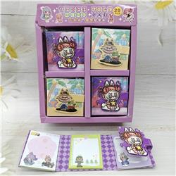 Labubu anime memo pad 20 pcs a set