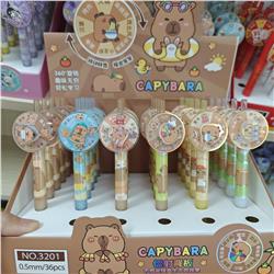 Capybara anime neutral pen 36 pcs a set