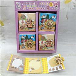 Capybara anime memo pad 20 pcs a set