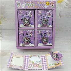 Kuromi anime memo pad 20 pcs a set