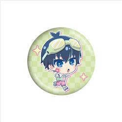 Blue Lock anime pin 75mm