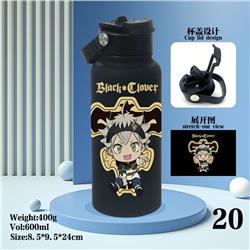 Black Clover anime vacuum cup