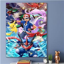 Pokemon anime DIY digital oil painting with frame(boxed)40*50cm