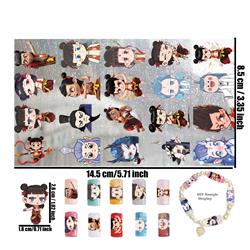 Ne Zha anime DIY bracelets phone cases pens stationery stickerskeychain