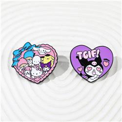Kuromi anime pin
