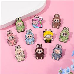Labubu anime pin