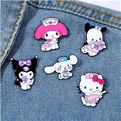 Kuromi anime pin