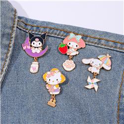 Kuromi anime pin