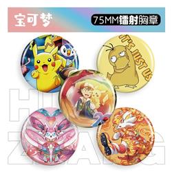 Pokemon anime pin 75mm
