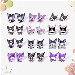 Kuromi anime earring