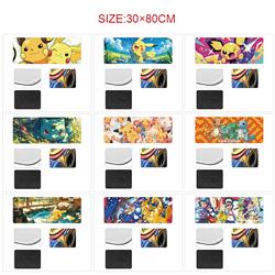 pokemon anime Mouse pad 30*80cm