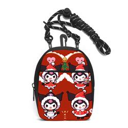 Kuromi anime messenger bag 13*10*4cm