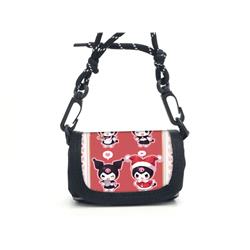 Kuromi anime messenger bag 9*6*6cm