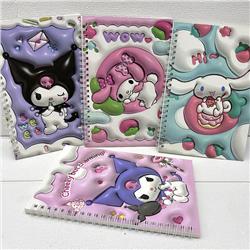 Kuromi anime notebook 8pcs a set