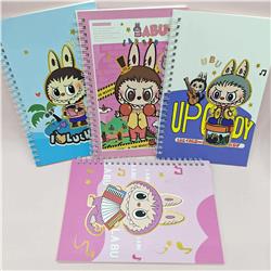 Labubu anime notebook 8pcs a set