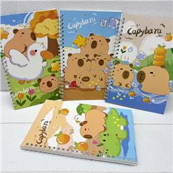 Capybara anime notebook 8pcs a set