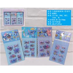 stitch anime shake sticker 36pcs a set