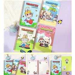 Labubu anime notebook 12pcs a set