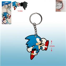 Sonic anime keychain