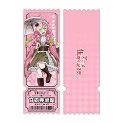 Demon slayer kimets anime flowing sand ticket stub