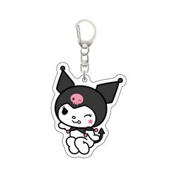 Kuromi anime keychain