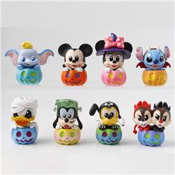 stitch anime figure set 7cm 8pcs a set