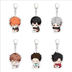Haikyuu anime keychain