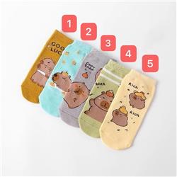 Capybara anime socks price for 1pcs