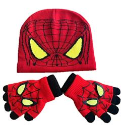 spider man anime hat kid 2pcs a set
