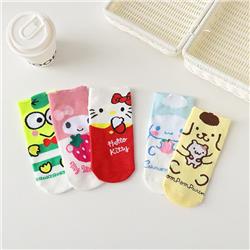 Kuromi anime socks price for 5pcs