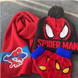 spider man anime hat kid 3pcs a set