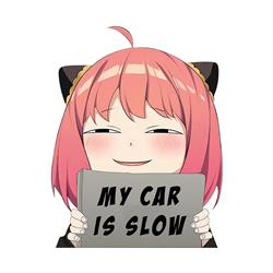 SPY×FAMILY anime car sticker 13cm