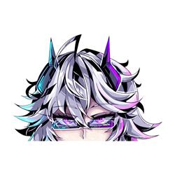 Arknights anime car sticker 13cm