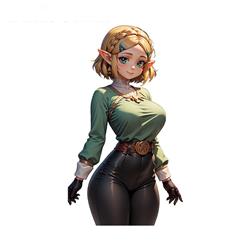 The Legend of Zelda anime car sticker 13cm