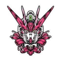 Gundam anime car sticker 13cm