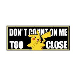 Pokemon anime car sticker 13cm