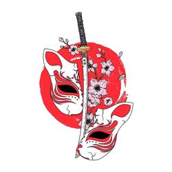 Demon slayer kimets anime car sticker 13cm