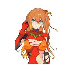 EVA anime car sticker 13cm