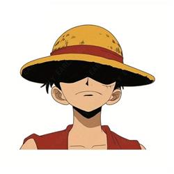 One Piece anime car sticker 13cm