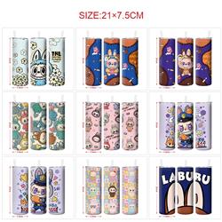 Labubu anime vacuum cup
