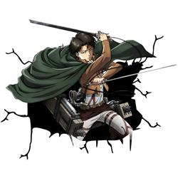 Attack on Titan anime car sticker 13cm