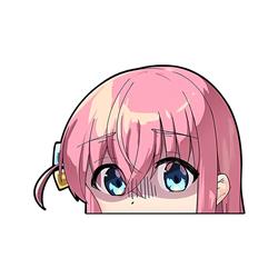Bocchi the rock anime car sticker 13cm