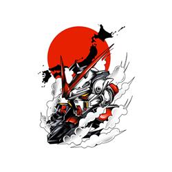 Gundam anime car sticker 13cm