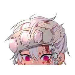 Demon slayer kimets anime car sticker 13cm