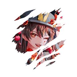 Genshin Impact anime car sticker 13cm